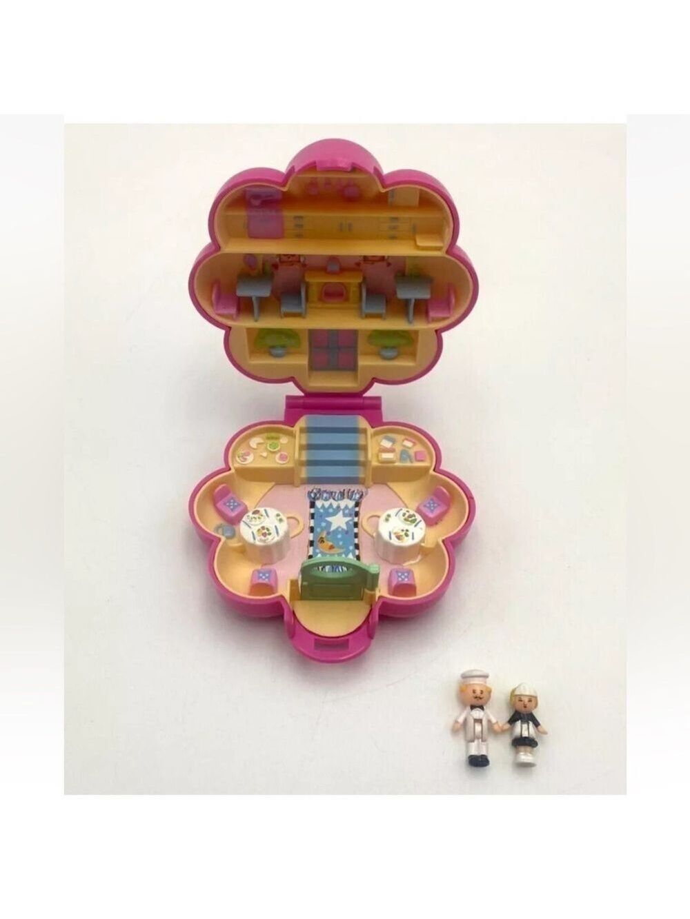Polly Pocket Vintage Bluebird Toys 1990 Mr. Fry’s Restaurant COMPLETE